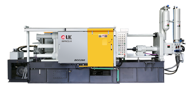 What are the parts of a die casting machine?