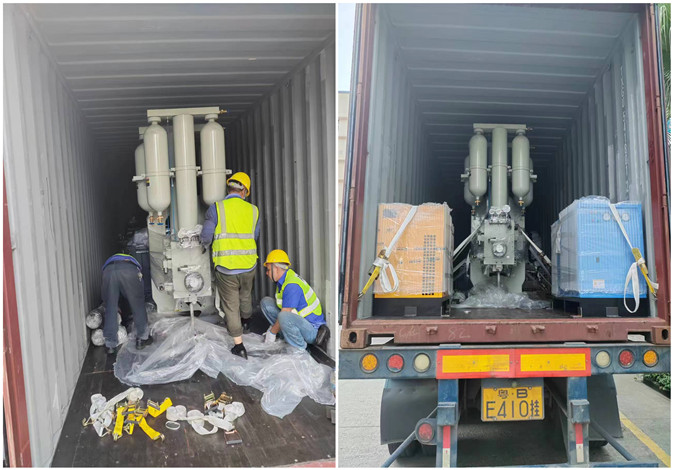 Three DCC400 DCC630 DCC800 Die Casting Machines Have been Shipped to Egypt
